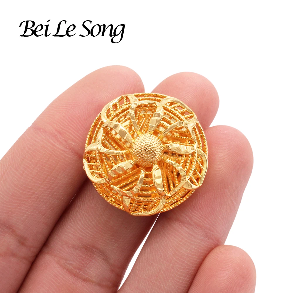 Французский язык за 24K позолоченные Заполненные Регулируемые кольца в