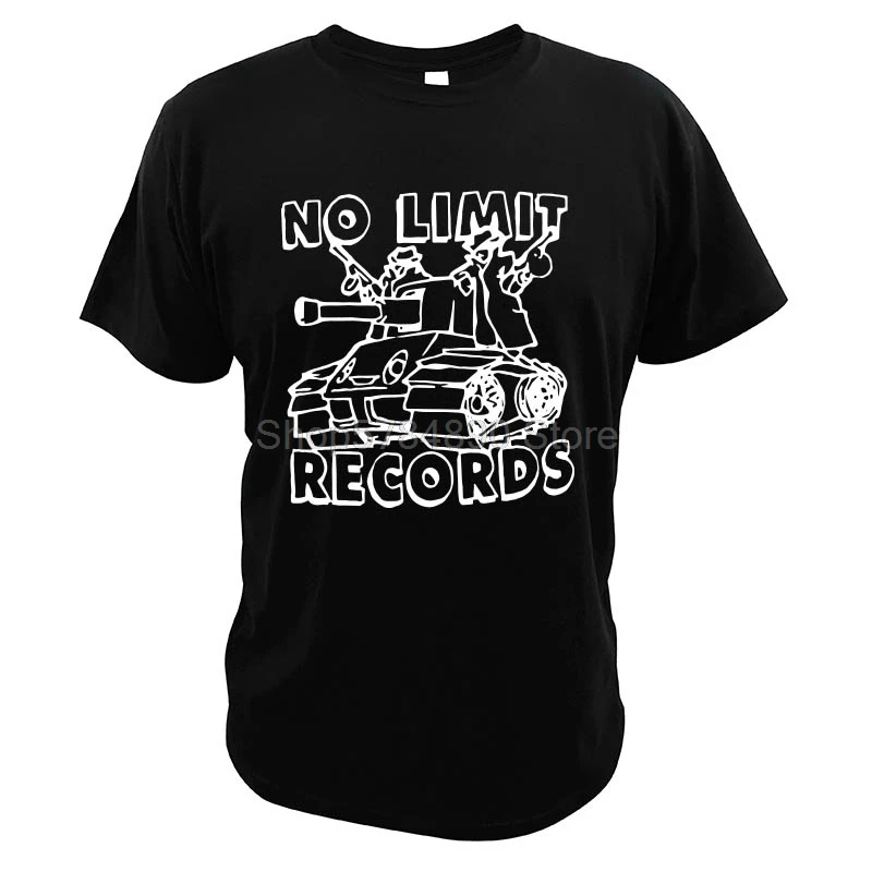Без каких-либо ограничений записей футболка Забавный майка Премиум удобные 100%