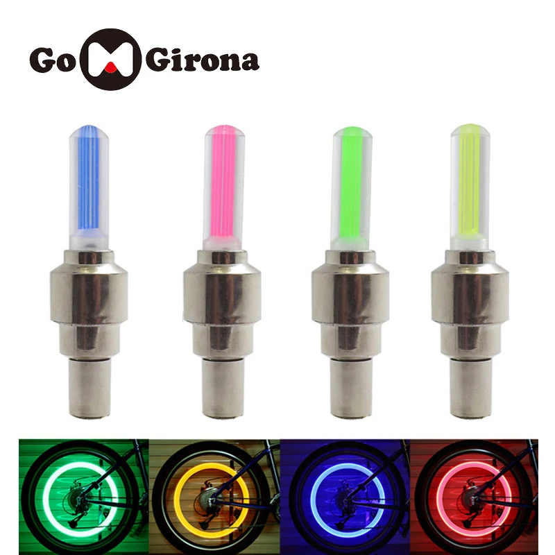 GOMGIRONA водонепроницаемый Летающий Велосипедный свет спицевый клапанная лампа