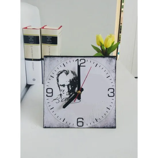 Wood Table clock desk relogio de mesa настольные часы reloj escritorio | Дом и сад