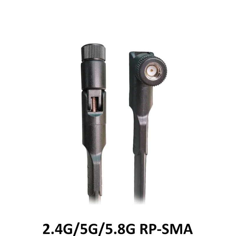 GRANDWISDOM 5pcs 2.4g 5.8g antenna 5dbi sma female wlan wifi dual band antene  antena IPX ipex 1 SMA male pigtail Extension Cabl