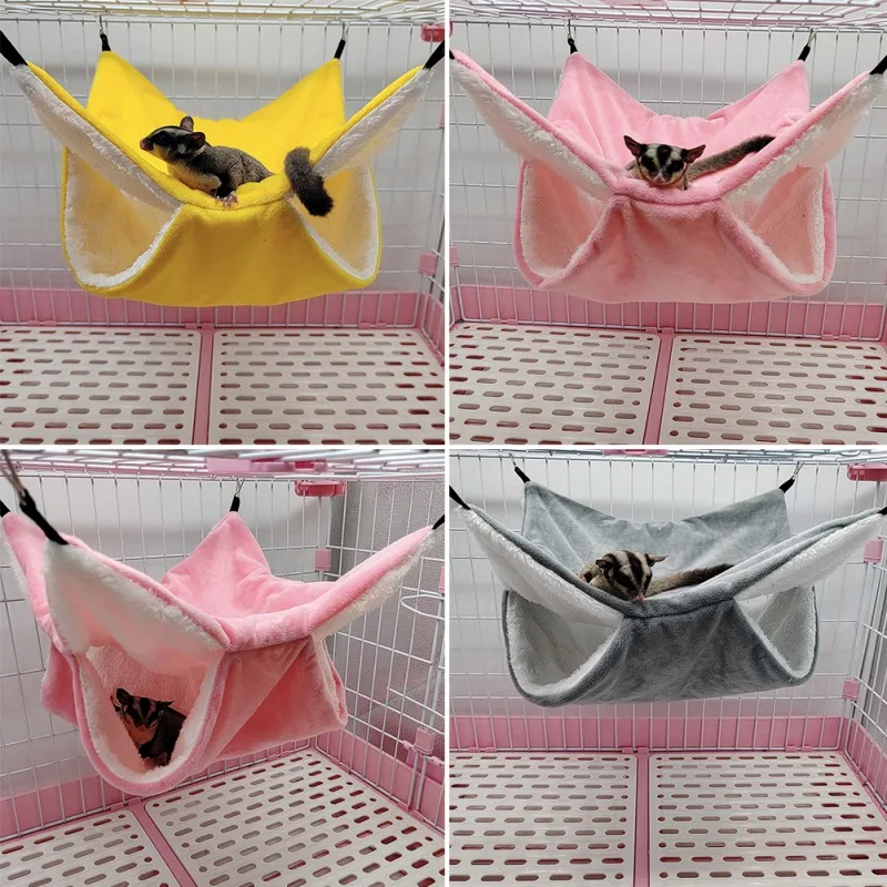 Теплый Гамак для хомяка крыса искусственный дом белка морская свинка