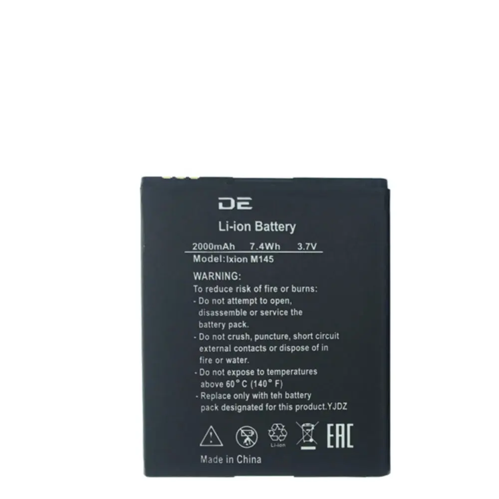 Высокое качество Замена батареи 2000mAh для DEXP Ixion M145 мобильного телефона | Мобильные