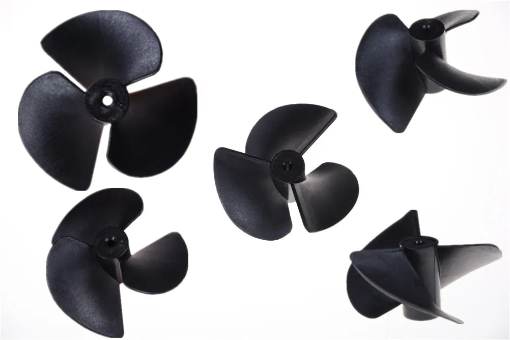 

RC Boat Positive & Reverse D 40mm RC Parts 1.9mm(tight With 2mm Shaft) 3-blades Propellers Nylon Paddle For