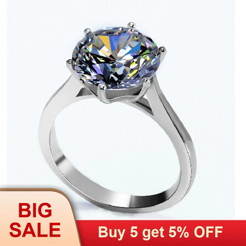 Женское кольцо из серебра 925 пробы с фианитом|Кольца| |