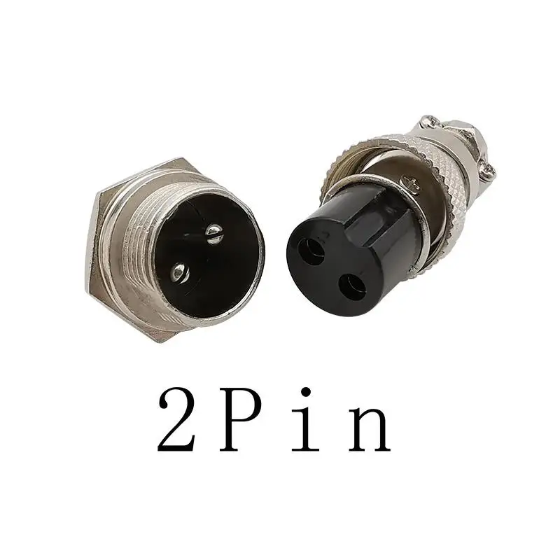 1 шт. металлический GX12 2-6 контактный круглый авиационный Разъем 2P/3/4/5/6-контактный