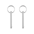 2 шт. 5 мм Морской сорт 316 из нержавеющей стали, быстросъемный шариковый штифт для лодки, Бимини, Верхняя палуба, шарнир, морская фурнитура