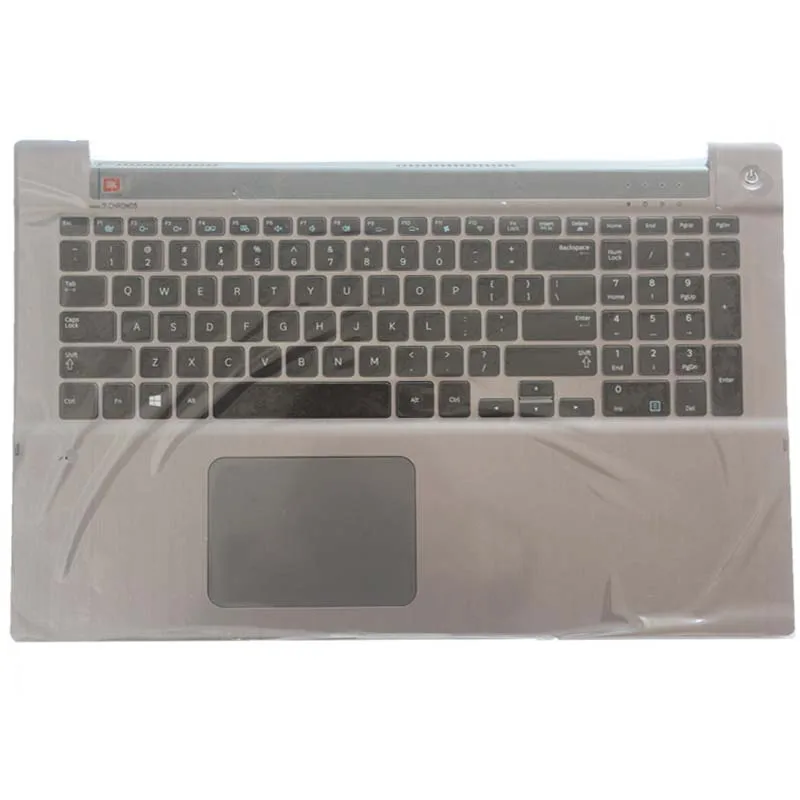 Inglês para Samsung Teclado do Portátil com c Novo Teclado Retroiluminado Eua Escudo Np700z7a Np700z7b Np700z7c