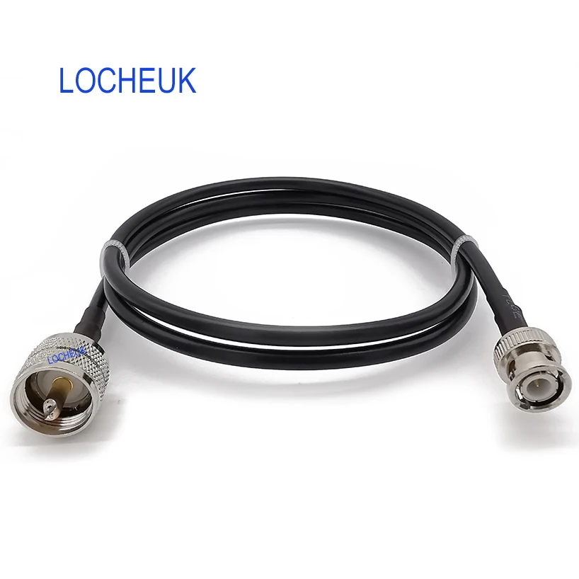 RF LMR195 Pigtail кабель с низкой потерей BNC штекер для УВЧ SO 239 коаксиальный антенный