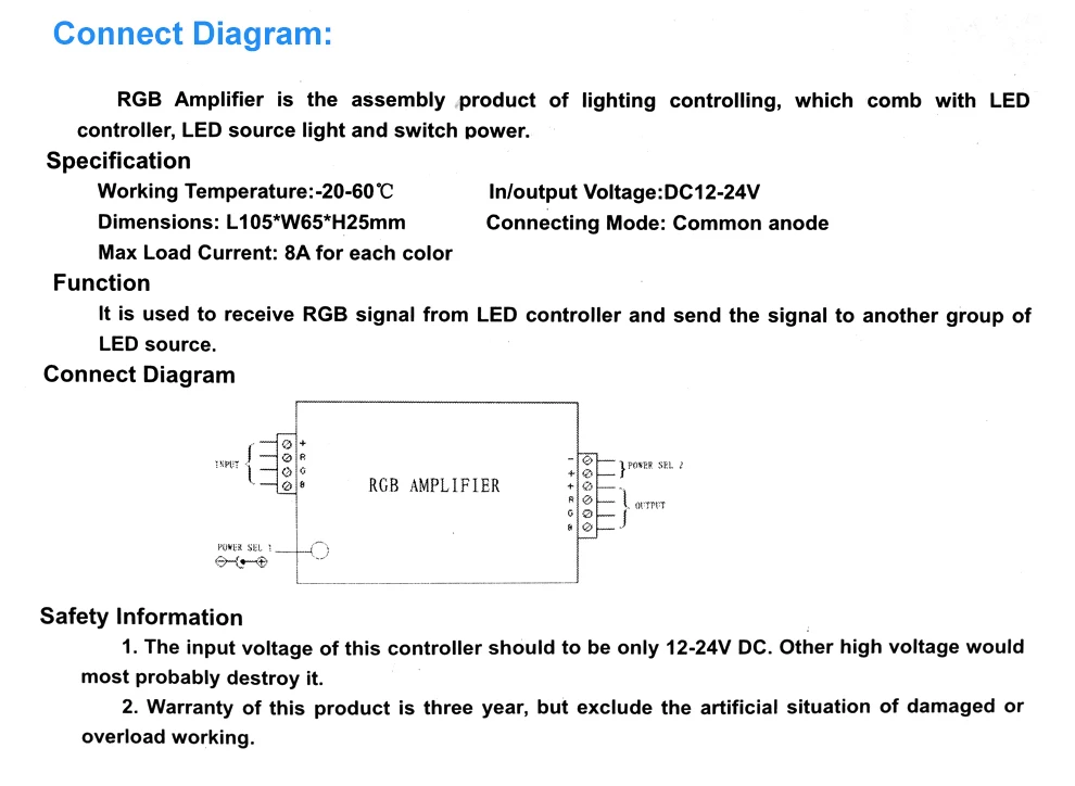 DC12V-24V 24A RGB усилитель RGBW светодиодный Усилитель сигнала контроллера для светодиодной ленты световая лента RGB RGBW rgbww усилитель мощности