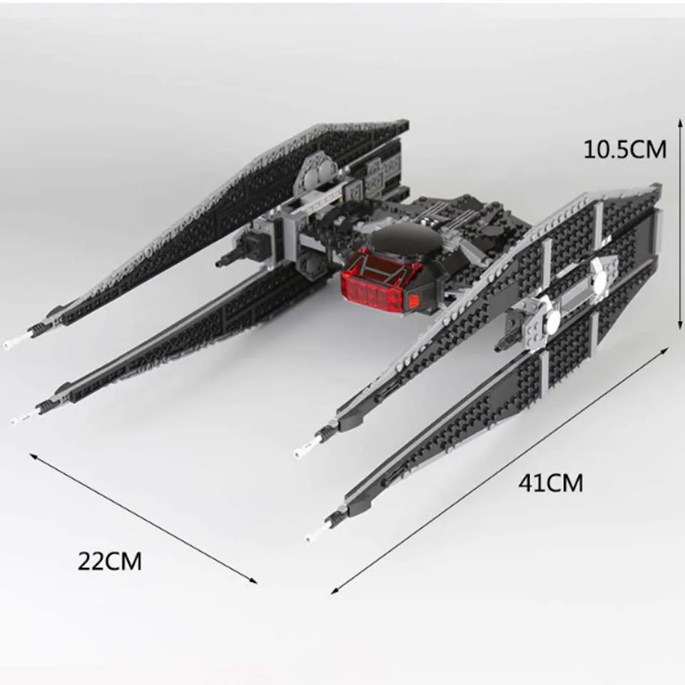 Новая звезда MOC игрушечная серия TIE Fighter строительные блоки модели кирпичи