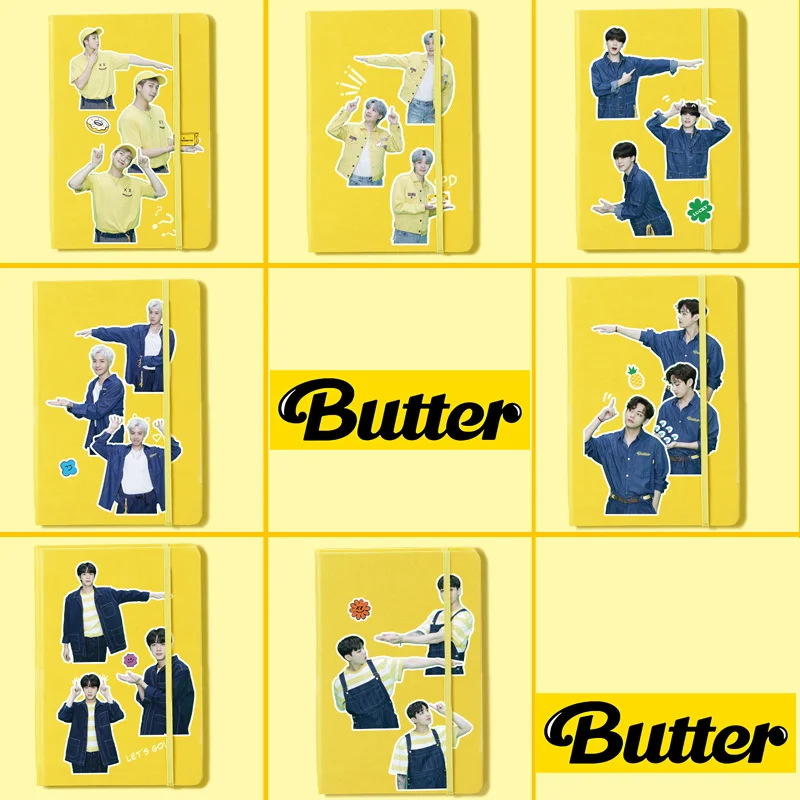 

KPOP Bangtan Boys New Album Butter Hand Ledger Notebook