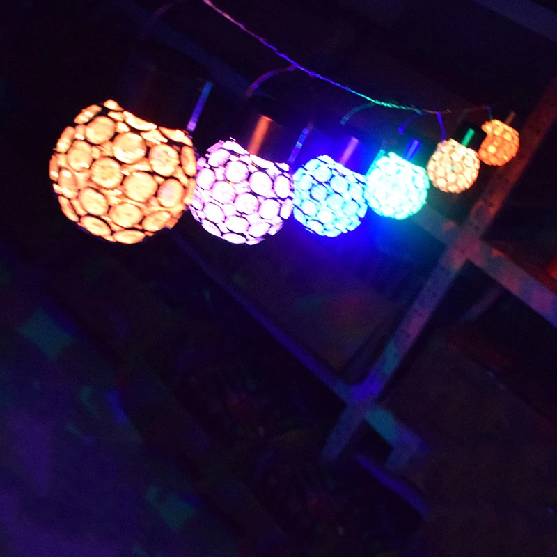 Светодиодная люстра на солнечной батарее наружная водонепроницаемая лампа для