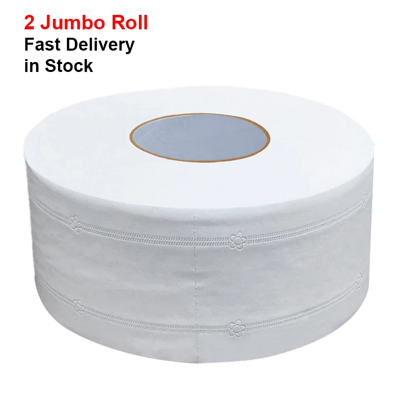 2 рулона Джамбо для ванной рулон ткани мягкая профессиональная серия Премиум