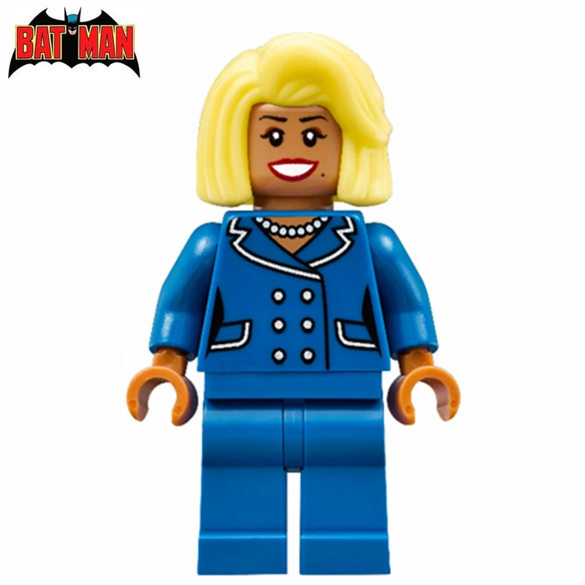 Одна распродажа мэр 2017 Бэтмен фильм Гордон Альфреда модель сделай сам блоки