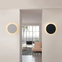 round square touch switch led wall lamp bedroom living room staircase corridor interior home decoration lighting wall lamp