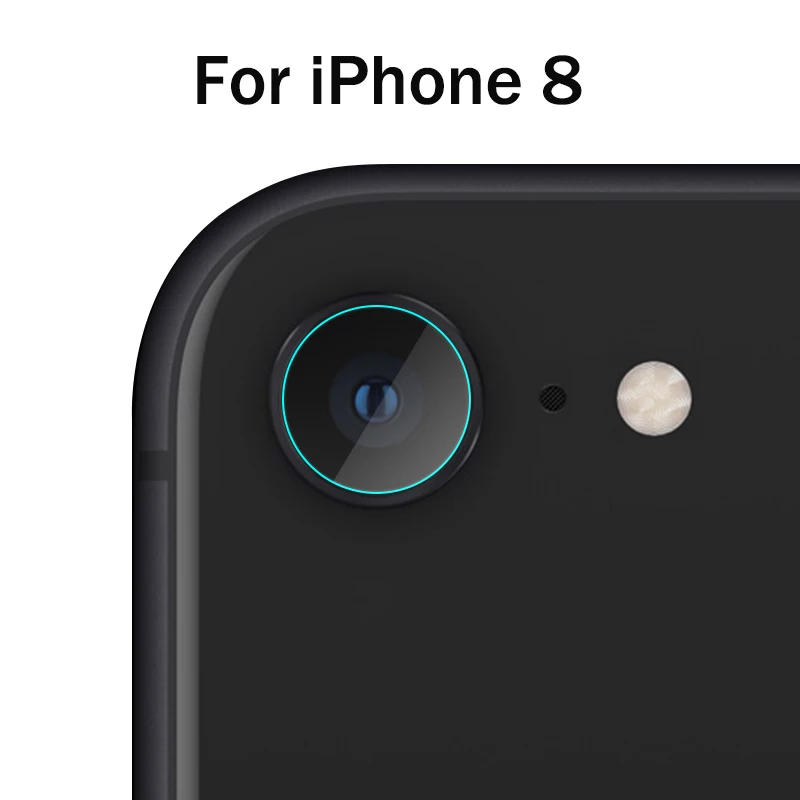 2 шт. объектив камеры закаленное стекло для iPhone 11 Pro MAX XR XS X Объектив Защитная пленка для экрана крышка для iPhone 8X7 11 Pro Max 11Pro - Цвет: For iPhone 8