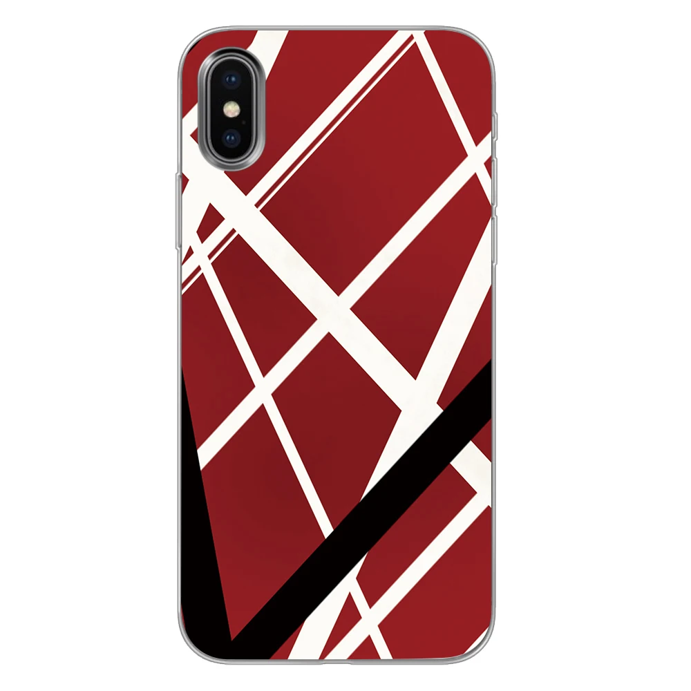 4 Силиконовые чехлы для телефонов Van Halen в полоску для iPhone 5 5S SE 6 6s 7 8 Plus X XS Max XR задняя крышка - Цвет: 4