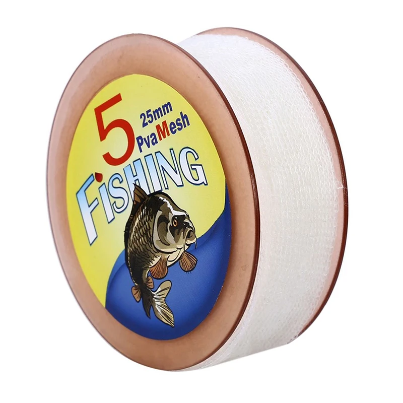 5 м PVA Карп рыболовная сетка Универсальный пополняемый чулок приманка сумки 25 мм |
