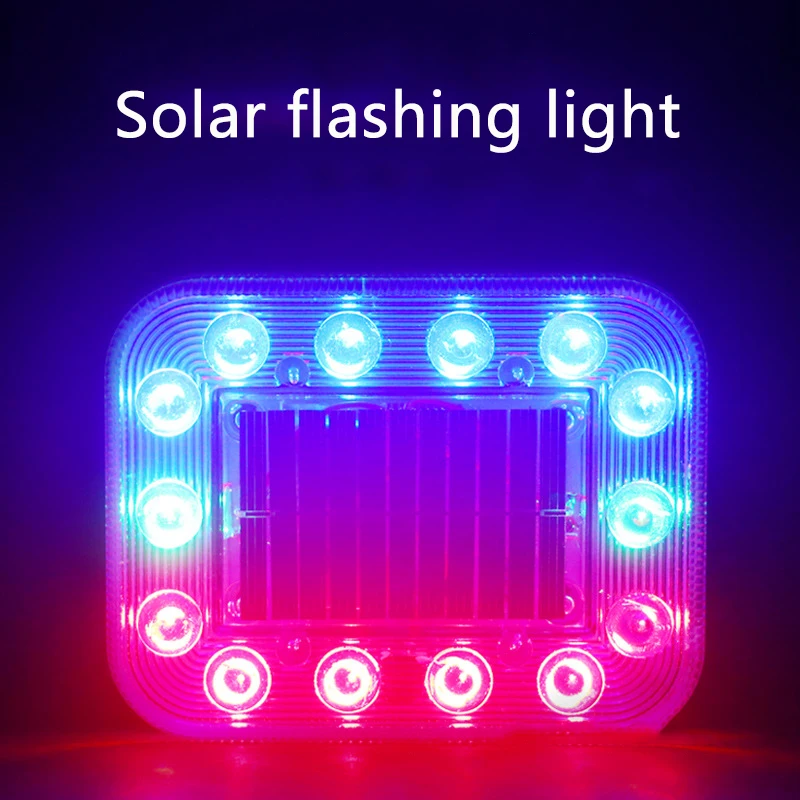 

Car Accessories Solar flashing light truck anti-collision tail light warning side light free wiring LED parking light tail light