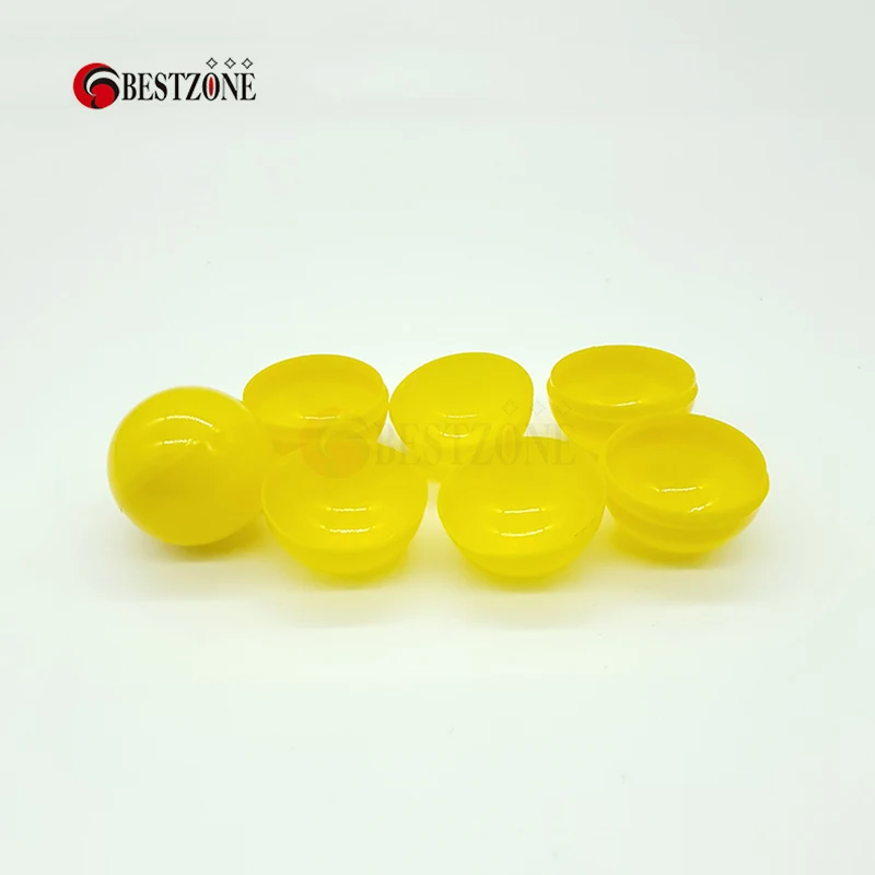 Пластиковые пластиковые игрушечные капсулы 100 шт./лот диаметром 40 мм, полностью желтые с круглым шариком для торгового автомата, пустой конт... от AliExpress WW
