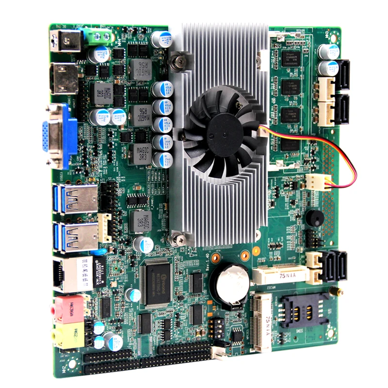 I3 3110M Материнские платы Mini ITX бортовой 4 Гб ddr3 6 * COM промышленный Мини компьютер