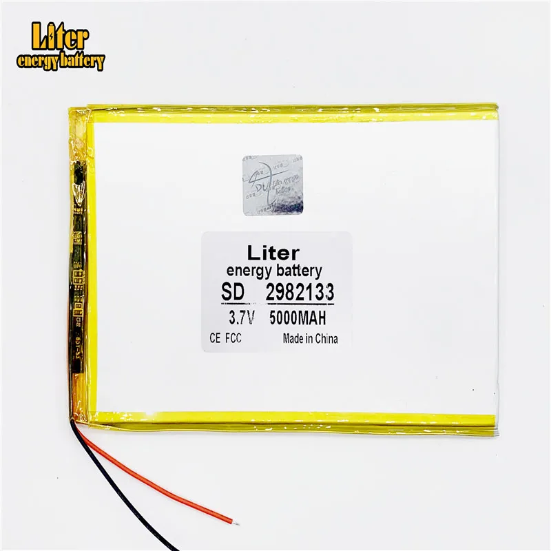 

5000mAH 2982133 (polymer lithium ion battery) lipo 3.7v battery for Mp3 MP4 MP5 GPS