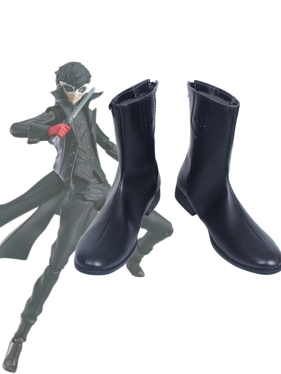 

Persona 5 Protagonist Joker Cosplay Boots Shoes Custom Made Any Size