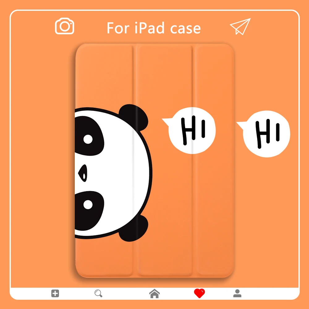 Чехол для iPad всех моделей милые панды роскошные чехлы Air 2 3 10 5 11 12 9 дюймов pro 2020 Mini 4