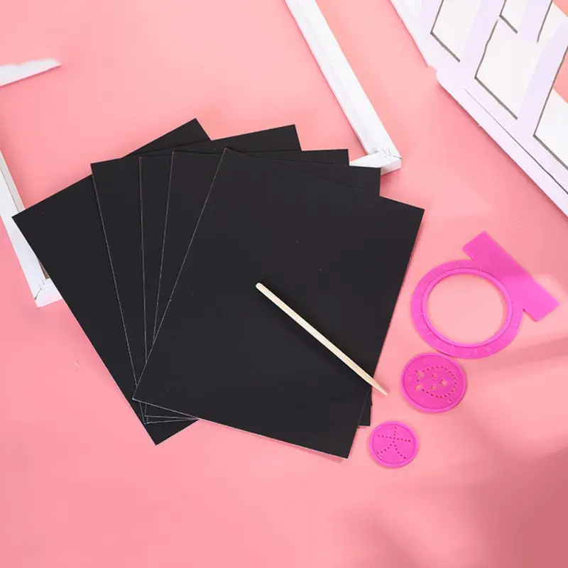 NewKids игрушки для рисования царапина Радуга художественная коробка мини-заметки