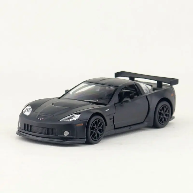 Черный Simulation 1:36 Corvette C6 alloy car model,die-cast metal door pull back children's toy model,boy birthday gift,free shippin - Цвет: Черный