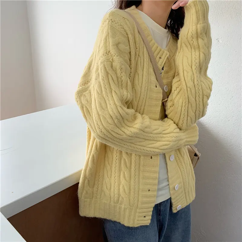 Женский трикотажный кардиган Alien Kitty повседневный элегантный мягкий свитер