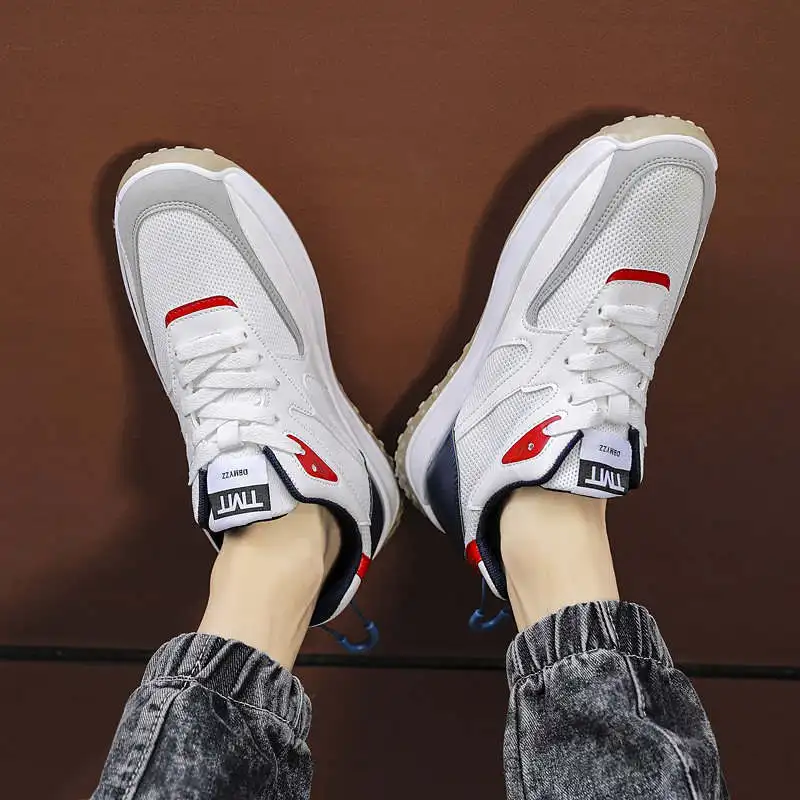 

Men's Sports Shoes Casual Most Popular Style Sneakers for Men 2021 Height Increasing Men Sport Shoes Running Man Tennis 445D