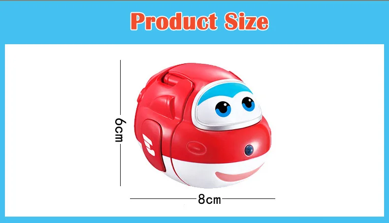 

12pcs/set Transformation Catapult Eggs Toys Mini Planes Deformation Airplane Robot Action Figure Kids Toy