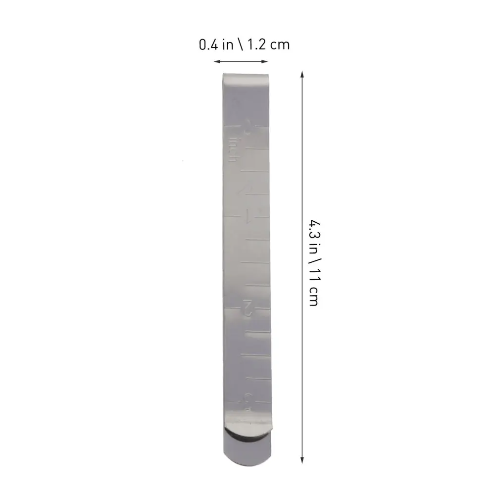 

20Pcs Hemming Clips Sewing Clips 3 inches Measurement Ruler for Pinning Marking