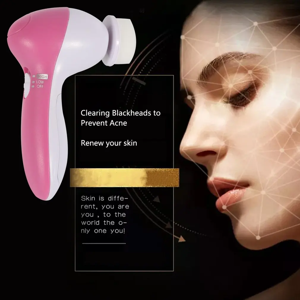 5 в 1 электрическое очищающее средство для лица моющий аппарат чистки Очиститель