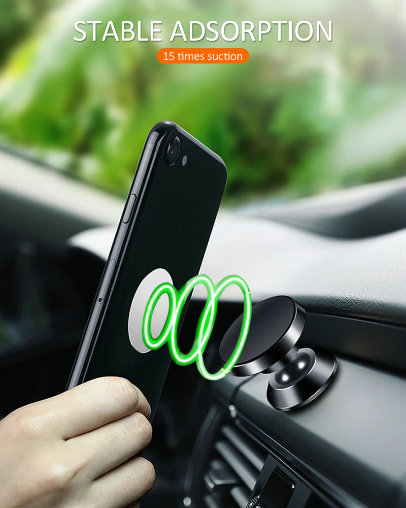 zuidid magnetic car phone holder magnet mount mobile cell phone stand gps support for iphone 13 12 xiaomi huawei samsung oneplus free global shipping