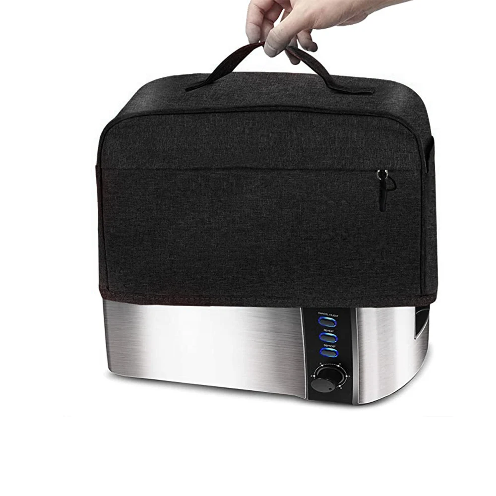 Чехол для тостера на 2/4 кусочков с карманами может вместить нож и тостер щипцами