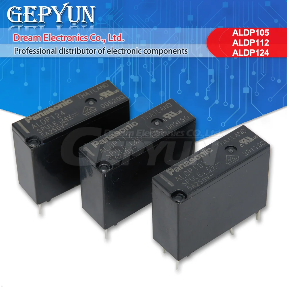 5 шт. реле ALDP105 ALDP112 ALDP124 5 в 15 в 25 в 5A 250 В DIP4 a группа нормально открытых