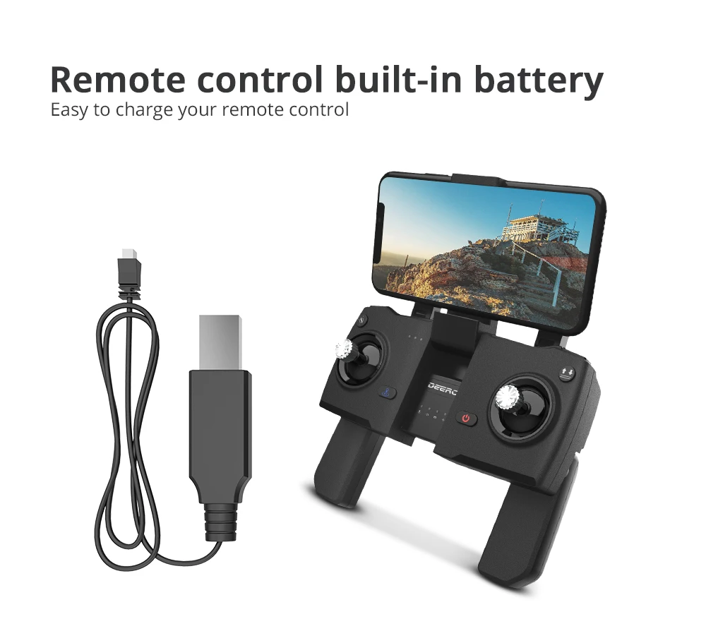 DEERC DE25 Дрон gps ГЛОНАСС FPV wifi RC Дроны с камерой Full HD 1080P Профессиональный gps Квадрокоптер