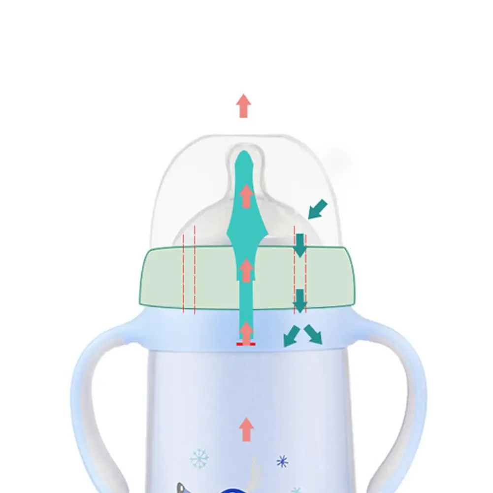 320ml Children Dual-use Stainless Steel Wide-mouth Insulated Baby Feeding Bottle | Мать и ребенок