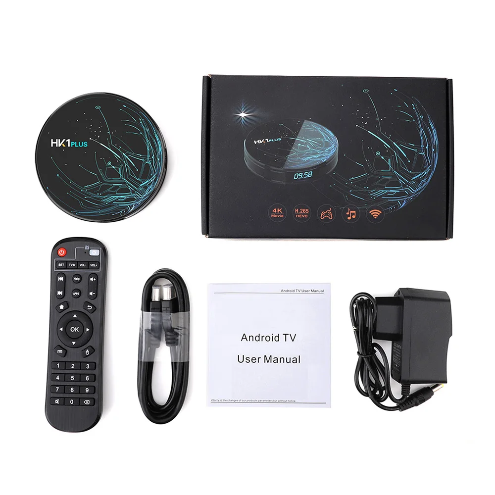 HK1PLUS Android 8 1 4G32G 4G64G Смарт ТВ четырехъядерный LAN 100M Full HD 1080P 4K 3D HDMI 2 0 2.4G5.8GWifi BT4.0 без