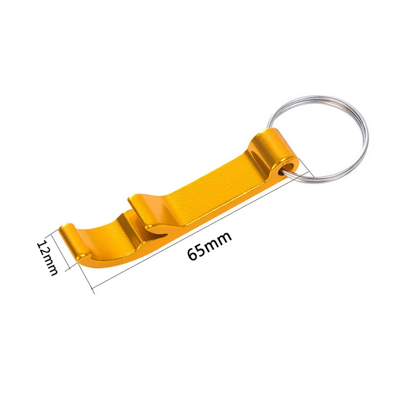 Заказной Логотип бесплатный мини пивной открывалка портативный брелок