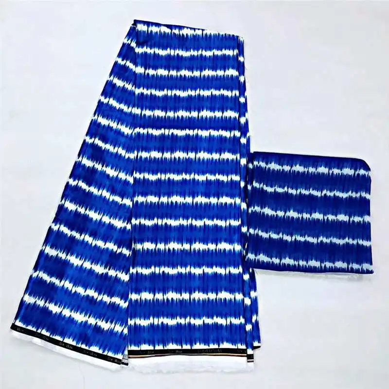 Новинка 2 ярдов шифон с 4 шелк мягкий материал ткань леди Африканский нигерийский