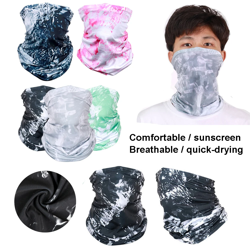 Мужская и женская разноцветная Гибкая ветрозащитная велосипедная Бандана