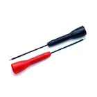 Игла для мультиметра, 1 мм, контактный неразрушительный зонд для тестовых выводов 2 мм X4YD