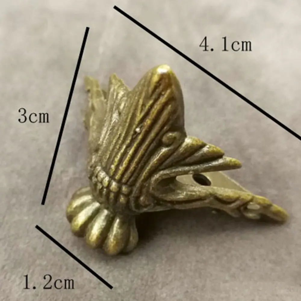 

8PCS Furniture Support Feet Zinc Alloy Box Legs Sofa Decoration Accessories with Screws for Home Office Jewel Box Table