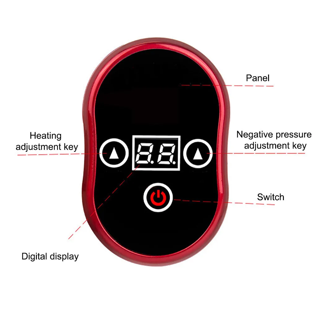 

6 Gear Electric Cupping Massage Scraping Massager Body Device Slim Physiotherapy Pressure Suction Cupping Magneticwave