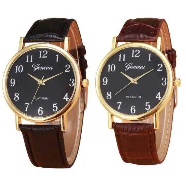 

NO.2 Women Watches TOP Brand Leather Dress Design Analog Alloy Quartz Wrist Watch Female Clock relogio feminino reloj mujer