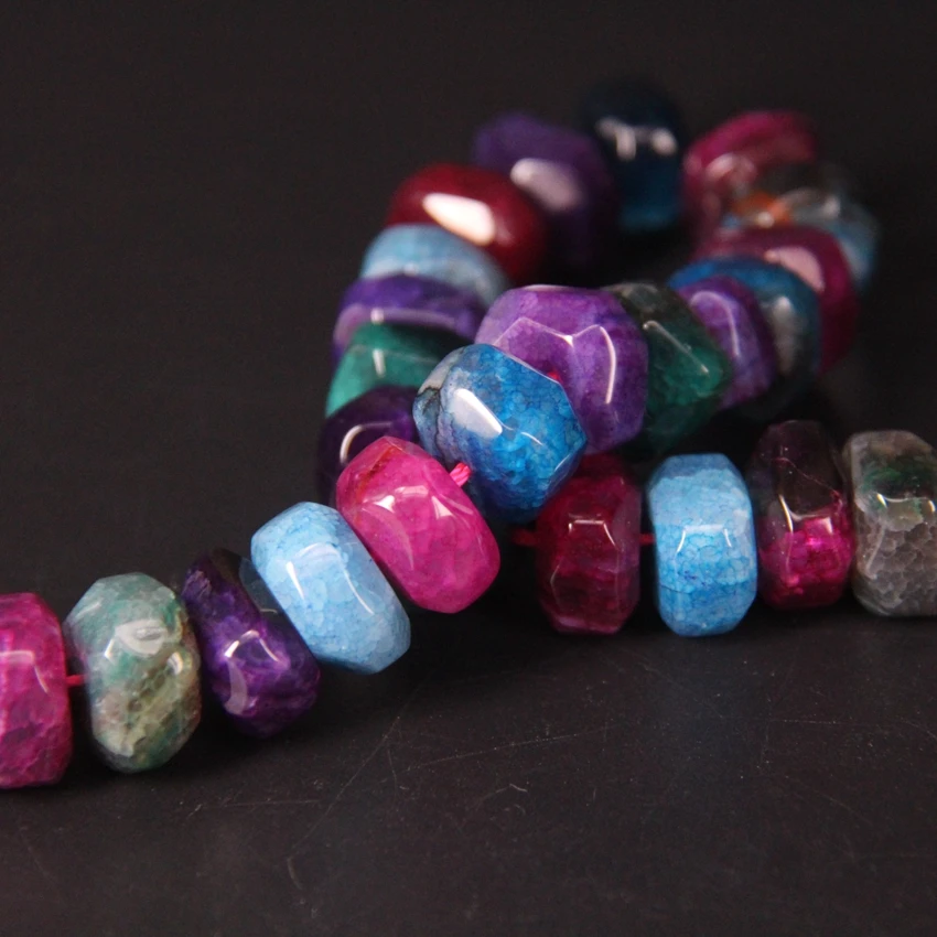 Ограненные Разноцветные Подвески из драгоценных камней ограненные